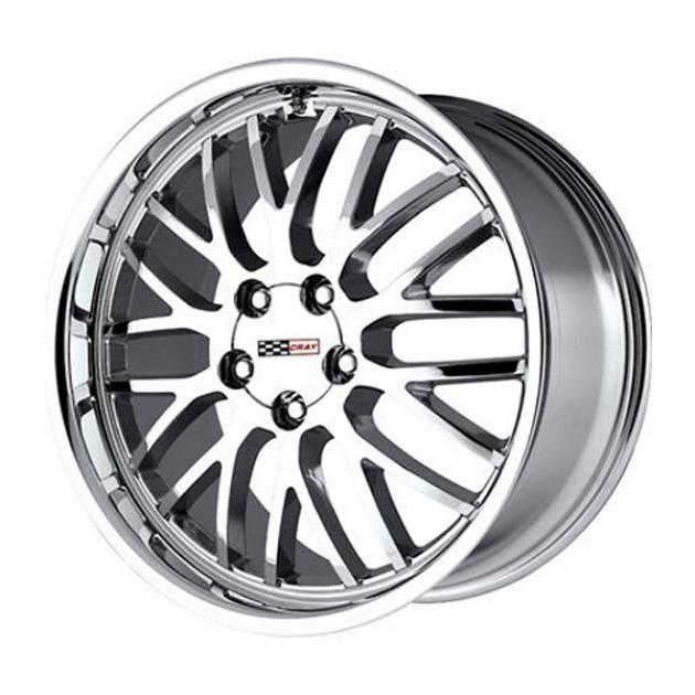 Corvette Cray Manta 18x10.5 Chrome, 1-Piece Wheel, 1997-2013