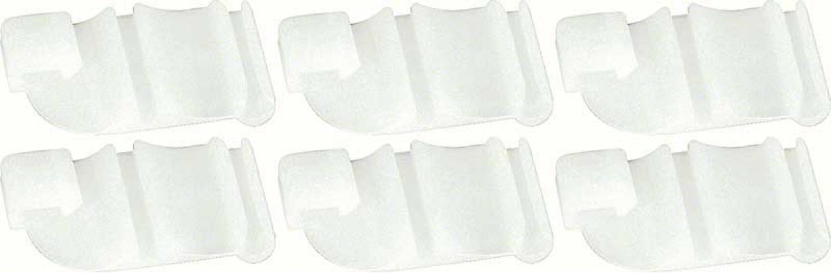 1968-72 Nova, Impala, Bel Air, Caprice, Headliner Bow Clip Set, 6 Piece Set
