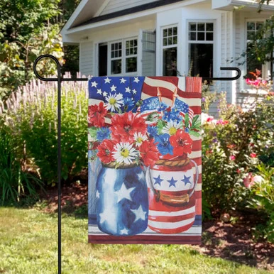 Floral Bouquet Outdoor Americana Garden Flag 18″ x 12.5″
