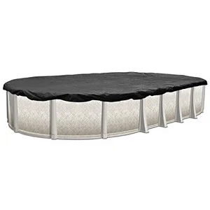 GLI 15/16 X 24/25 Oval Estate Above Ground Mesh Pool Cover, 45-1625OV-ESM-3-BX