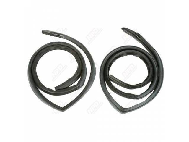 Seal, Roof Rail, Rubber, Correct Repro, Seals Have Correct Extrusion And Miter Corners And Heat Sealed Ends Where Applicable
