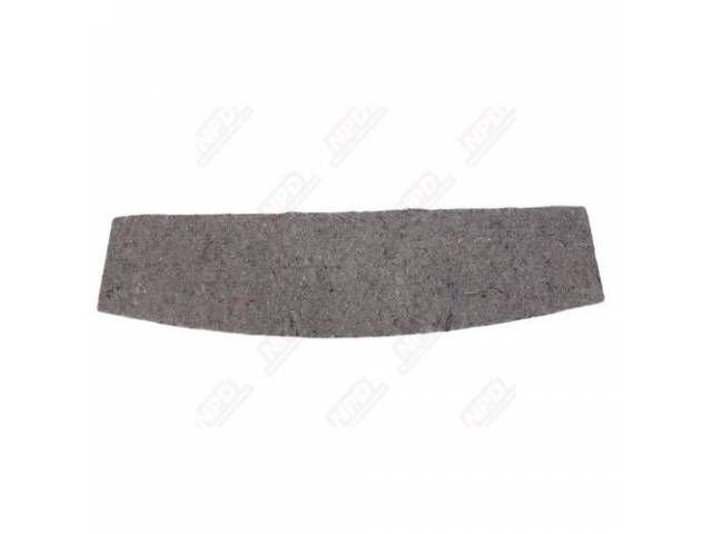 Jute Pad, Package Tray, Repro, This Pad Is Designed To Help Insulate And Reduce Road Noise And Exhaust Tone