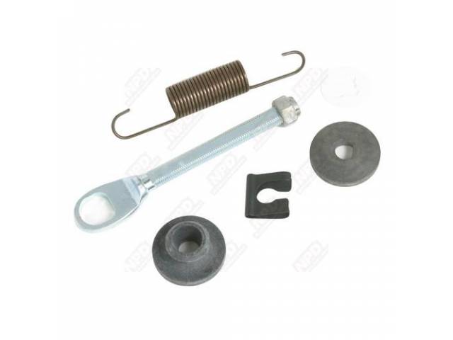 Service Kit, Clutch Release Rod, Straight Adjusting Rod, Lock Nut, Clutch Fork Rtn Spring, Nylon Wear Washer, Spring Retainer, Comical Washer, Insulator