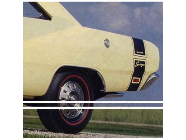 Stripe Kit, Dart Swinger, White,Bumble Bee W/ Dart Swinger Cutout, Squeegee And Instructions