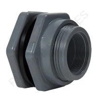 3/4″ Hayward BFAS Series PVC Bulkhead Fitting w/Threaded x Threaded ends