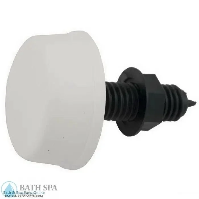 Herga Mushroom Air Button [13/16″ HS] [2-1/4″ FD] [Thd] [White] (59-345-1400)