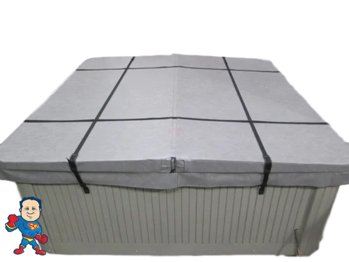 Hot Tub Cover Wind Strap Kit (4 Pack) – Cal Spa Catalina Compatible with Locks & Keys