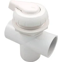 Hydro Air 3 Way 2 Inch Diverter Valve 11-4000WHT White