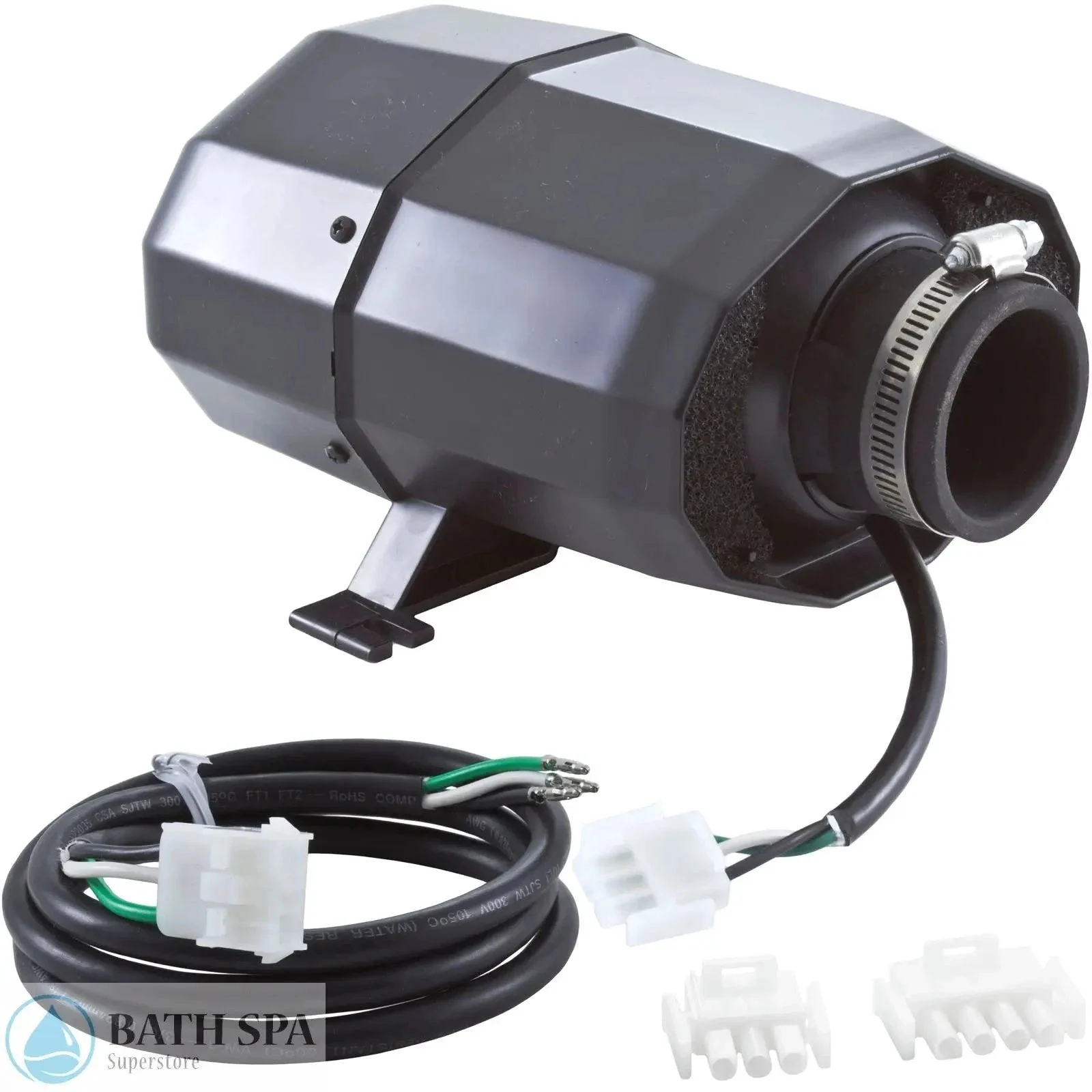 Hydro-Quip 1.0HP Residential Silent Aire Blower [Side Mount] [120V] [4.8 Amp] [3 Pin & 4 Pin AMP] (994-55002-7A-S)
