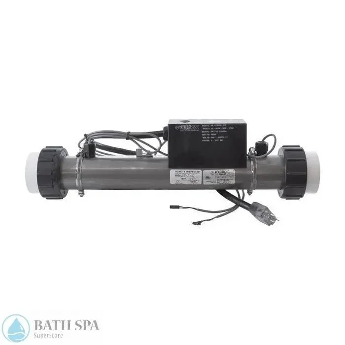 Hydro-Quip 4.0kW M7 Flo Thru Heater [PS-B Series] [15″ x 2″] [230V] [24″ Cord] (48-PS40-SB)