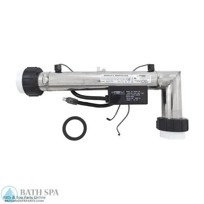 Hydro-Quip 5.5kW M7 Flo Thru Heater [PS-B Series] [L-Shape] [230V] [24″ Cord] (48-PSL55-SB)