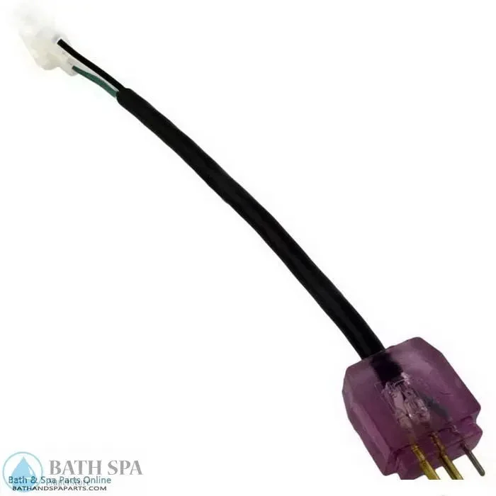 Hydro-Quip 6″ Universal Blower Adapter Cord [Violet] [18/3 Wire] [120/240V] [10 Amp] [Lit Molded/AMP] (30-1200-L6)