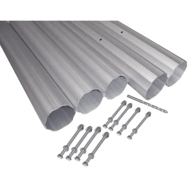 HydroTools Hexagonal Aluminum Solar Cover Reel Tube Kit – 3″ x 24′