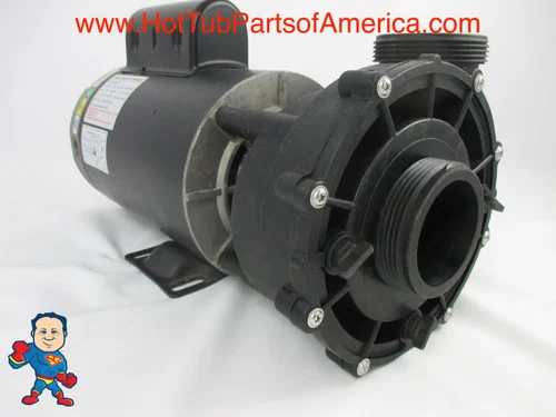 Intertek LX 3.5HP 2-Speed Hot Tub Pump 56 Frame 2″ x 2″ 230V WUA-350-II LP-350-II WP-350-II
