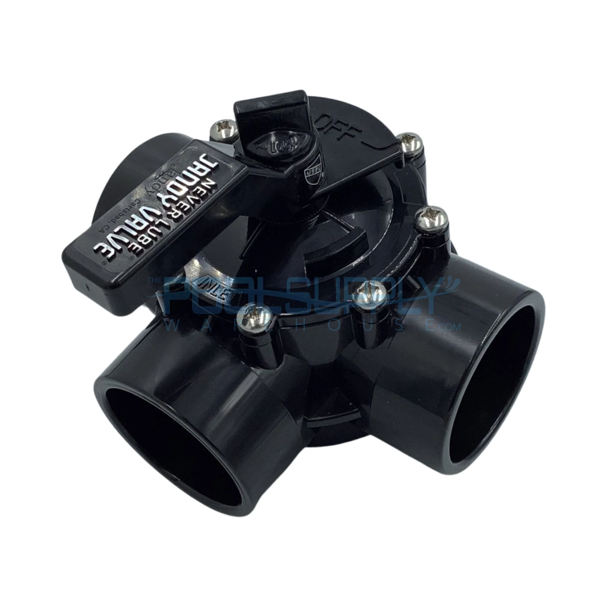 Jandy 3-Port PCVC Neverlube Diverter Valve 2″-2.5″ – 4717