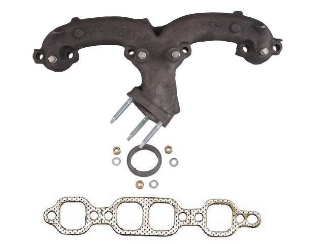 Exhaust Manifold, RH, Incl Gaskets and Hardware, reproduction