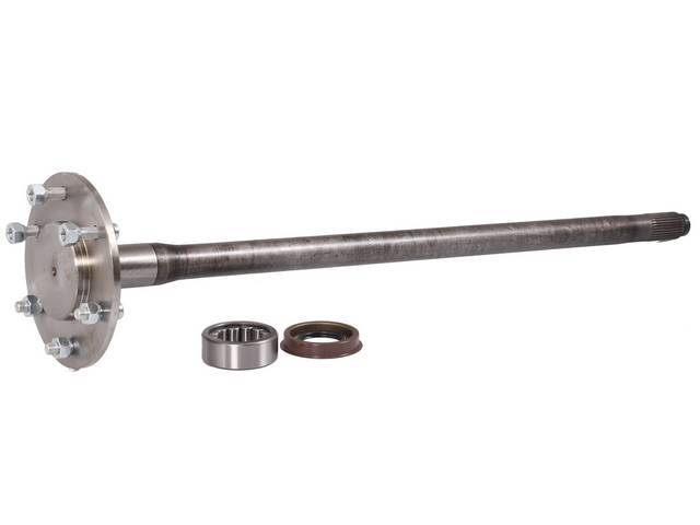 Axle Shaft, 8 3/4 INCH, 8 7/8 INCH Diameter Ring Gear, 12-bolt Truck, 30 Spline, 6-lug, 31.34 inch length