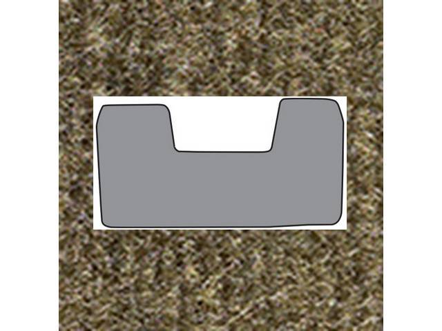 Floor Mats, Carpet, cut pile, Sandalwood, 1-piece front and 1-piece rear, reproduction