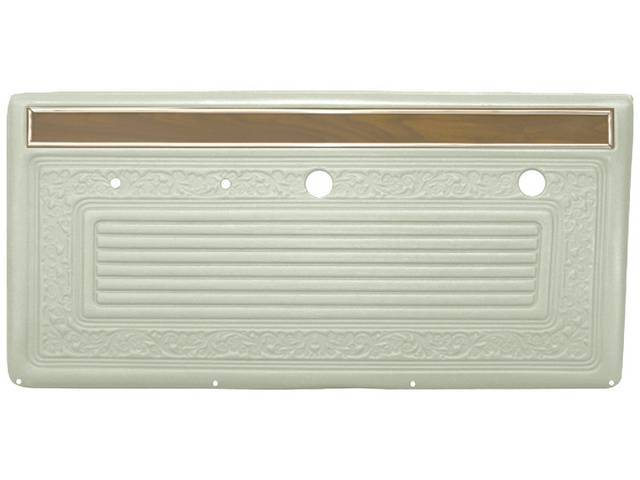 Inside Door Panel Set, Pre-Assembled, Off White, reproduction