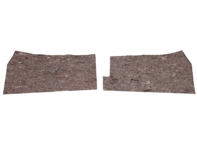 Upper Dash Felt Mat, (2), reproduction