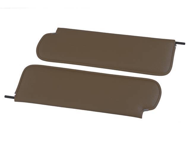 Sunvisor Set, Sandalwood, oxen grain vinyl, reproduction