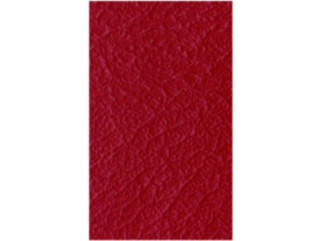 UPHOLSTERY, BENCH, MADRID GRAIN VINYL, ALL ONE COLOR RED
