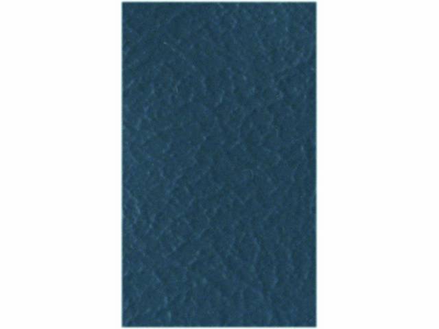 UPHOLSTERY, BENCH, MADRID GRAIN VINYL, ALL ONE COLOR MED BLUE
