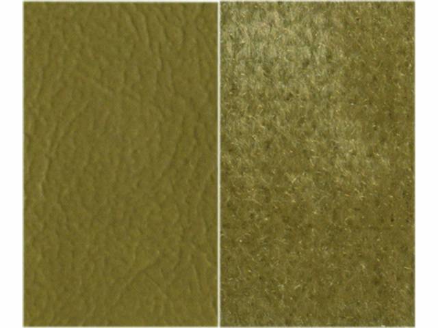 UPHOLSTERY, BENCH, STANDARD CAB, PALOMINO MADRID GRAIN VINYL W/ SANDSTONE ENCORE VELOUR CLOTH INSERTS