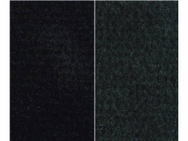 UPHOLSTERY, BENCH, STANDARD CAB, FRONT BENCH, W/ CENTER ARM REST, ENCORE VELOUR TWO TONE, BLACK W/ CHARCOAL INSERTS