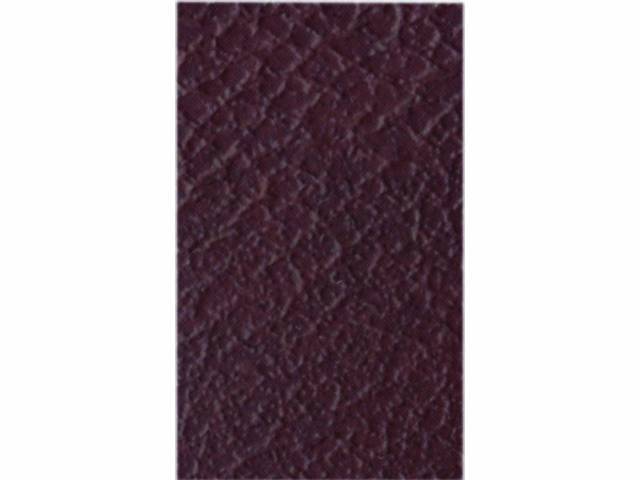 UPHOLSTERY, BENCH, STANDARD CAB, FRONT BENCH SEAT, MAROON PLEATED 60/40 STYLE, REAR, VINYL