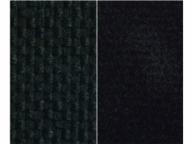 UPHOLSTERY, BENCH, STANDARD CAB, FRONT BENCH, INTERLUDE WOVEN CLOTH INSERT W/ GM VINYL TRIM, EBONY CLOTH W/ MADRID BLACK VINYL