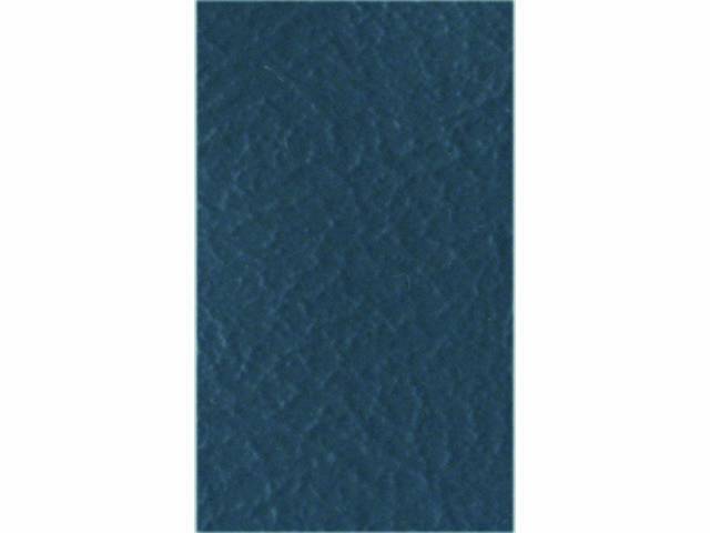 UPHOLSTERY, FULL SET, EXTENDED CAB, FRONT BUCKET SEAT AND REAR BENCH SET, VINYL, MEDIUM BLUE
