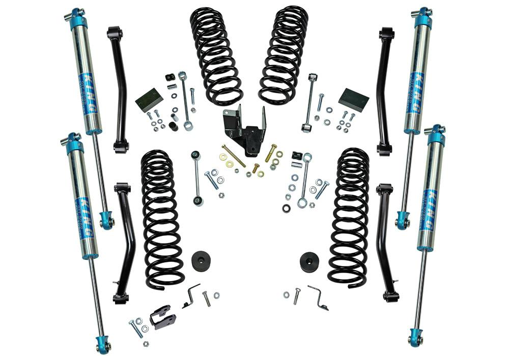 Superlift K184KG Dual Rate Coil 4" Lift Kit w/ KING 2.0 Shocks - 18-25 Wrangler JL - 4Dr