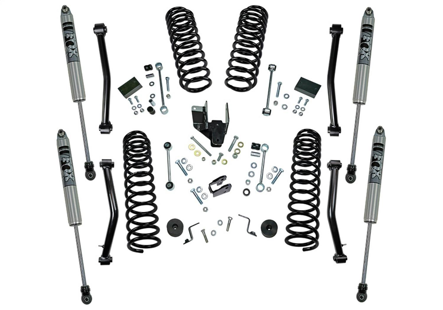 Superlift K184F 4" Dual Rate Coil Lift Kit w/ Fox Shocks - 18-25 Wrangler JL - 4Dr