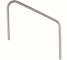 KDI Paragon Stair Mounted 2-Bend 72″ Hand Rail – 1.90″ x .109″ – 34106