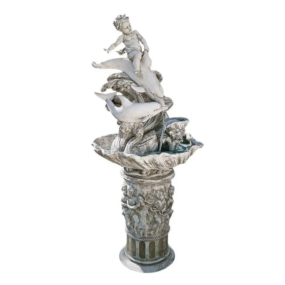 Young Poseidon Sculptural Fountain – 54.5″