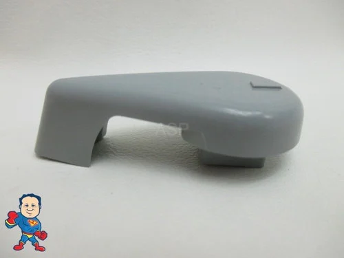 Light Gray Waterfall Control Valve Handle – HydroAir 1″ – Waterway Neck Jet Compatible