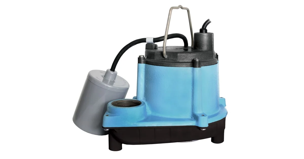 Little Giant Submersible Sump Pump – 10 Ft. Cord – 506271
