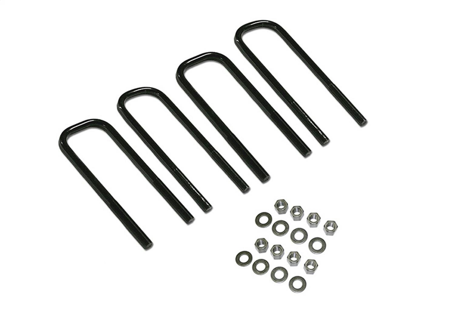 Superlift 11904 U-Bolt 4 Pack - 9/16 x 3 x 105 - Large Radius w/ Hardware