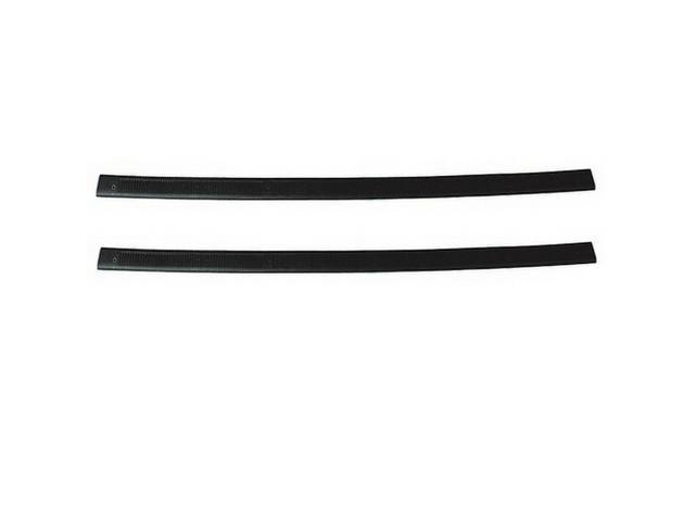 Plate, Door Scuff, Ebony / Black, Pair, Original Ford Tooling, E3zz-6113208-A, Fozz-6113208-A