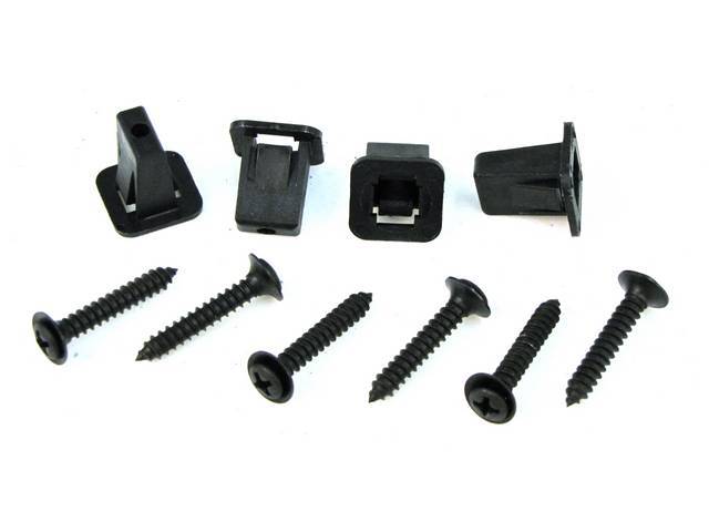 Complete Cowl Top Vent Grille Mounting Kit for 83-93