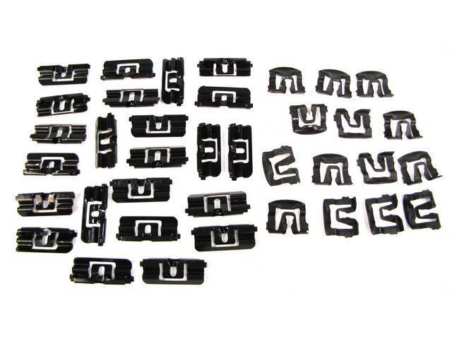 Complete Front and Rear Window Molding Mounting Kit for Hatchback Models