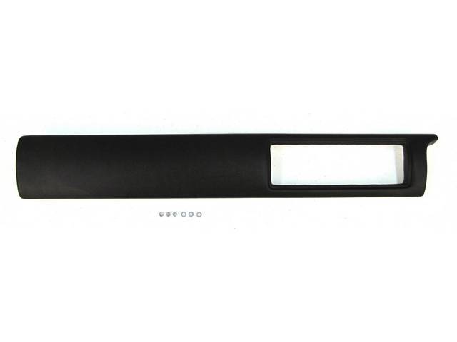 Dash Pad, Upper, Ebony / Black, Repro, Oe Style Fit, These Are Replacement Style Due To The Fact That All The Oe Correct Colors Are All Not Available, Dyeable