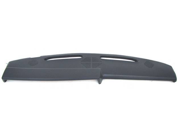 Dash Pad, Upper, Light Gray, Urethane, Oe Style Fit, Oe Style Finish, Incl Factory Speaker Grills, Repro
