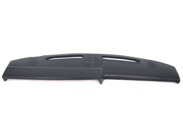 Dash Pad, Upper, Charcoal / Dark Gray, Urethane, Oe Style Fit, Oe Style Finish, Incl Factory Speaker Grills, Repro