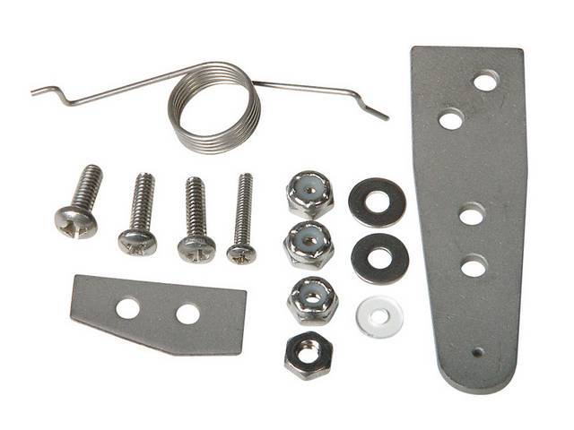 Repair Kit, Console Panel Ash Receptacle Door, Incl All Necessary Hardware And Brackets To Repair Broken Door, Best Repro