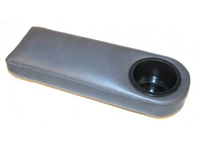 Cup Holder, Armrest, Svo Gray / Charcoal, Installs In Factory Armrest Location