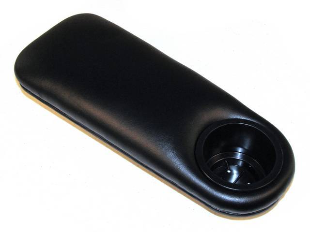 Cup Holder, Armrest, Black, Installs In Factory Armrest Location