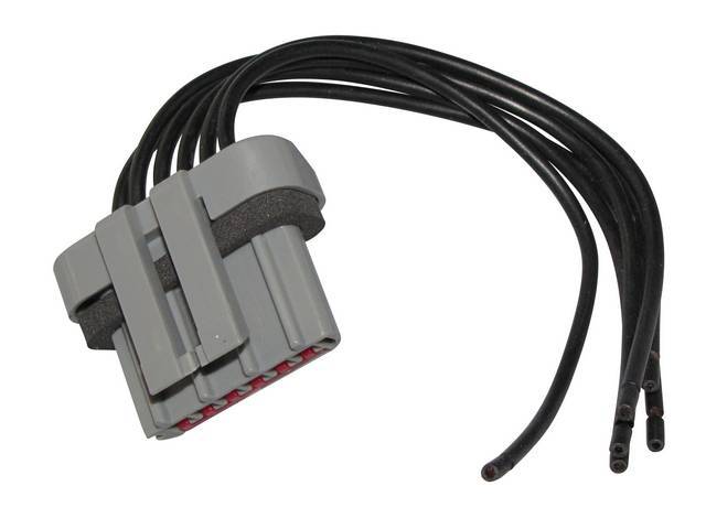 Connector And Wire, Ignition Module, 6 Leads, 8 Inch Long Repair, Repro E5zz-12a209-A