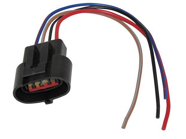 Repair Harness, Mass Air Meter Sensor, Incl (1) 8 Inch Long 16 Gauge Lead, (3) 8 Inch Long 18 Gauge Leads, Designed To Replace Factory Style Plug